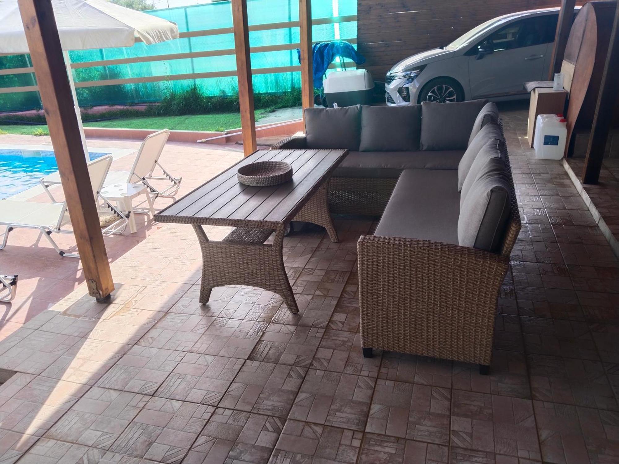 Maria Lemoni Swimming Pool Apartment Nea Skioni Exterior photo